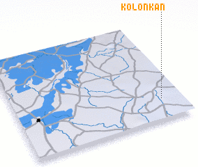 3d view of Kolonkan