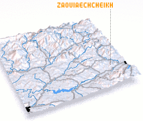 3d view of Zaouia ech Cheïkh