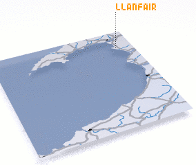 3d view of Llanfair