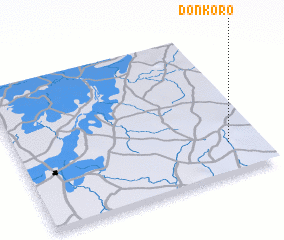 3d view of Donkoro
