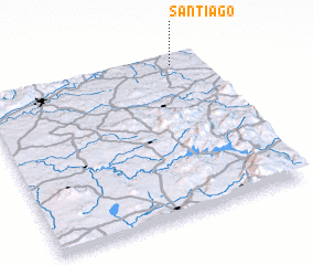 3d view of Santiago