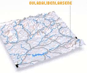 3d view of Oulad Ali Ben Lahsene