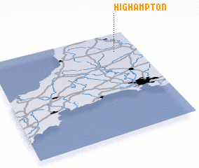 3d view of Highampton