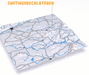 3d view of Santiago de Calatrava