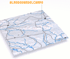 3d view of Almodóvar del Campo