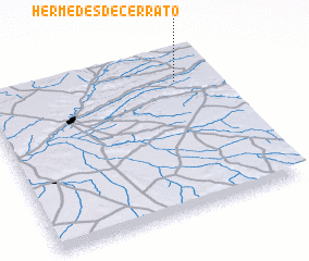 3d view of Hérmedes de Cerrato