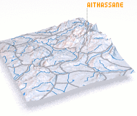 3d view of Aït Hassane