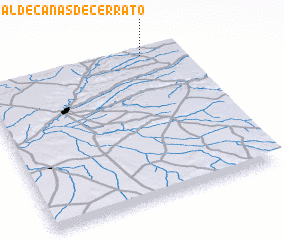 3d view of Valdecañas de Cerrato