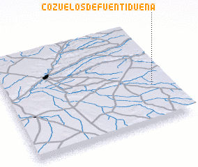 3d view of Cozuelos de Fuentidueña