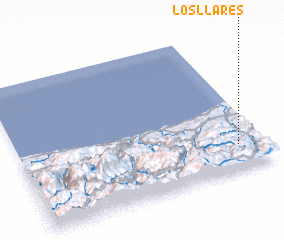 3d view of Los Llares