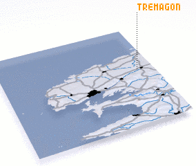 3d view of Trémagon