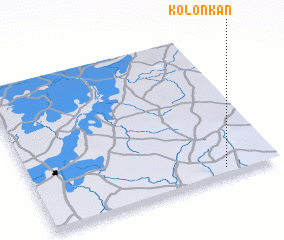 3d view of Kolonkan