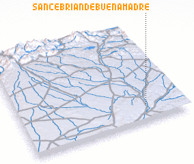 3d view of San Cebrián de Buena Madre