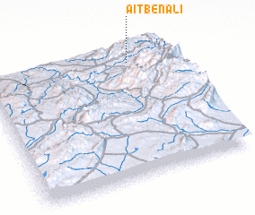 3d view of Aït Ben Ali