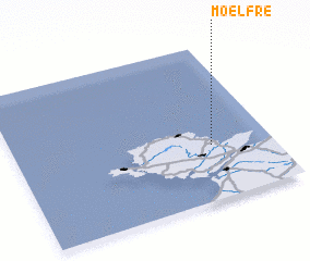3d view of Moelfre