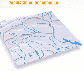 3d view of Zaouia Sidi Ali Ben Abdallah