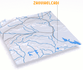 3d view of Zaouia el Cadi