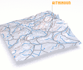 3d view of Aït Mimoun