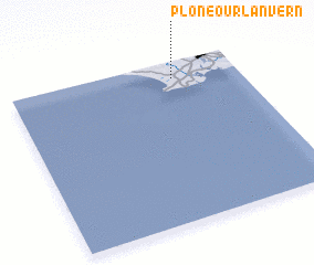 3d view of Plonéour-Lanvern