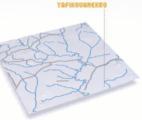 3d view of Yafi-Kouamékro