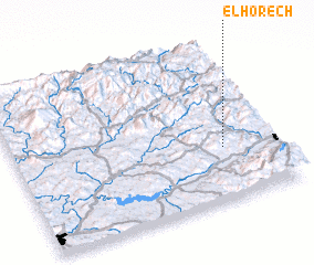 3d view of El Horech