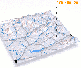 3d view of Beni Mkoura