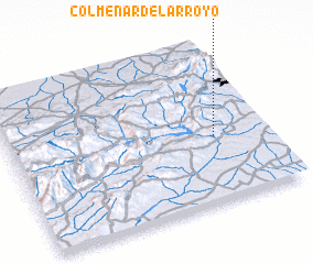 3d view of Colmenar del Arroyo