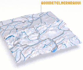 3d view of Aouinet el Merhraoui