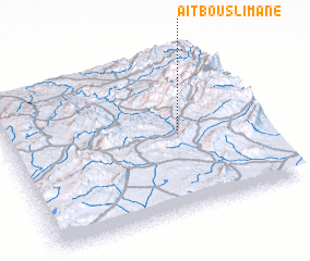 3d view of Aït Bou Slimane