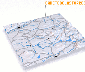 3d view of Cañete de las Torres