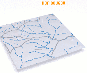 3d view of Kofidougou