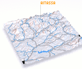 3d view of Aït Assa