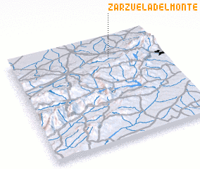 3d view of Zarzuela del Monte