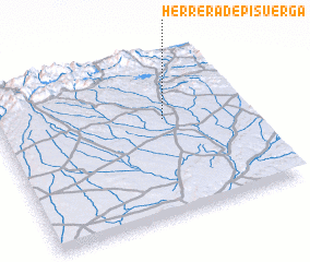 3d view of Herrera de Pisuerga