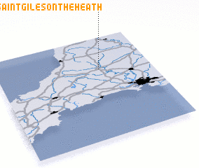 3d view of Saint Giles on the Heath