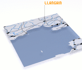 3d view of Llangain