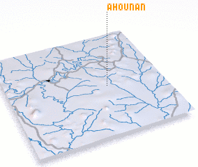 3d view of Ahounan