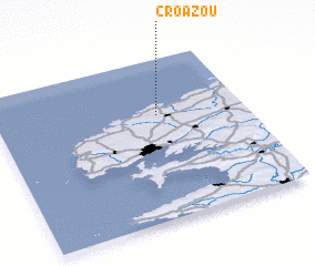 3d view of Croazou