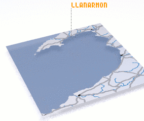 3d view of Llanarmon