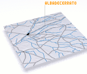 3d view of Alba de Cerrato
