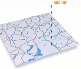 3d view of Kouroué