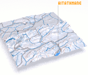 3d view of Aït Athmane