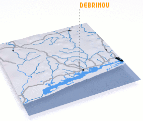 3d view of Débrimou