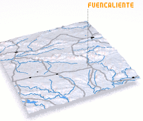 3d view of Fuencaliente