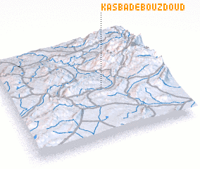 3d view of Kasba de Bou Zdoud