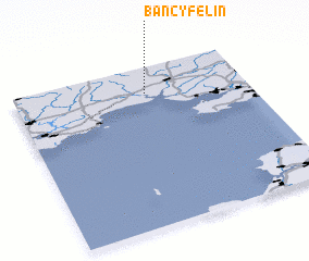 3d view of Banc-y-felin