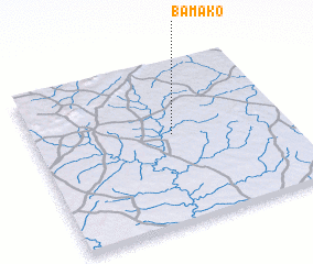 3d view of Bamako