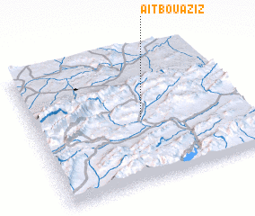 3d view of Aït Bou Aziz