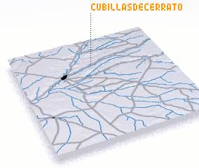 3d view of Cubillas de Cerrato