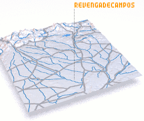 3d view of Revenga de Campos